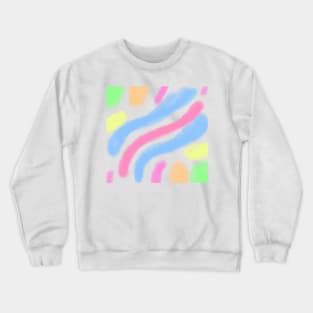 Colorful watercolor abstract texture art design Crewneck Sweatshirt